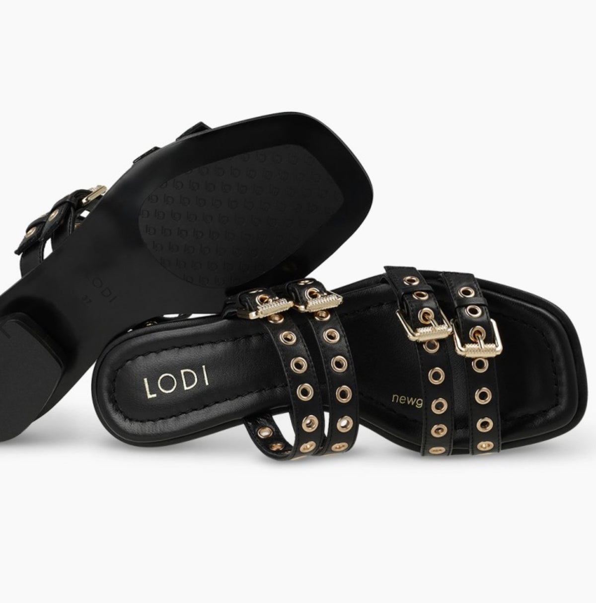 Lodi - A-Perseo Black Stud Slide