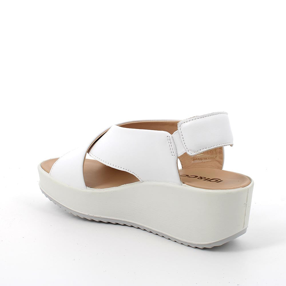 Igi & Co - 5668877 White Criss Cross Sandals