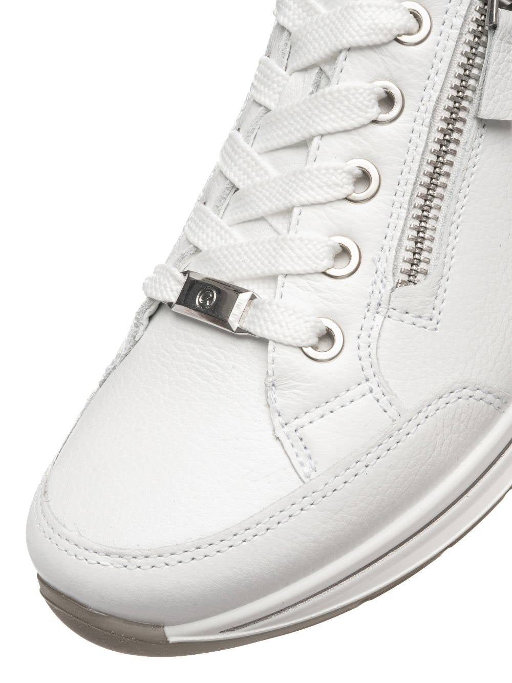 Ara - 55801 White Zip Trainer