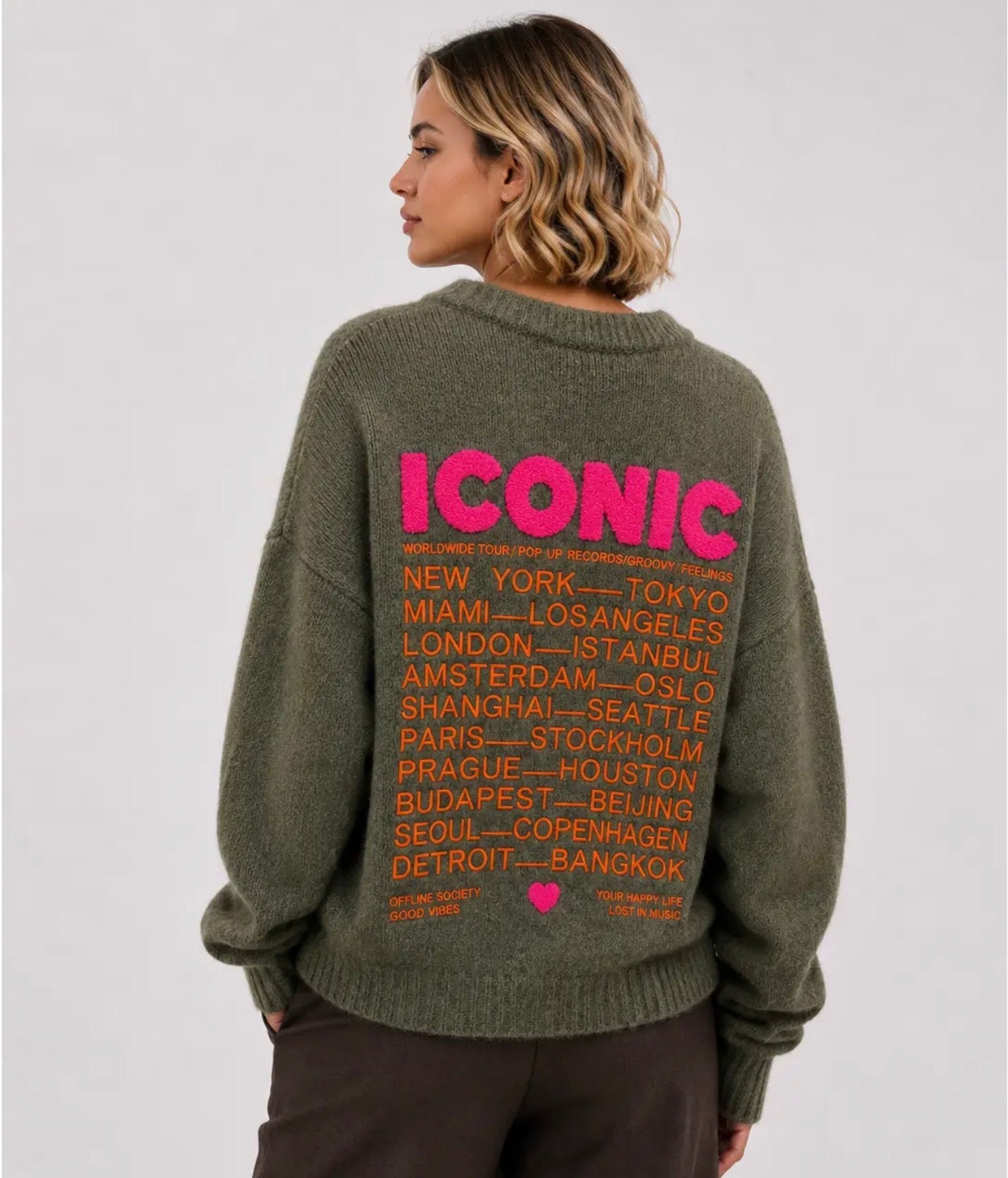 Anna - Green Iconic Jumper