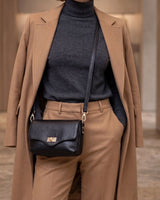 Elie Beaumont - Twist Black Crossbody Bag