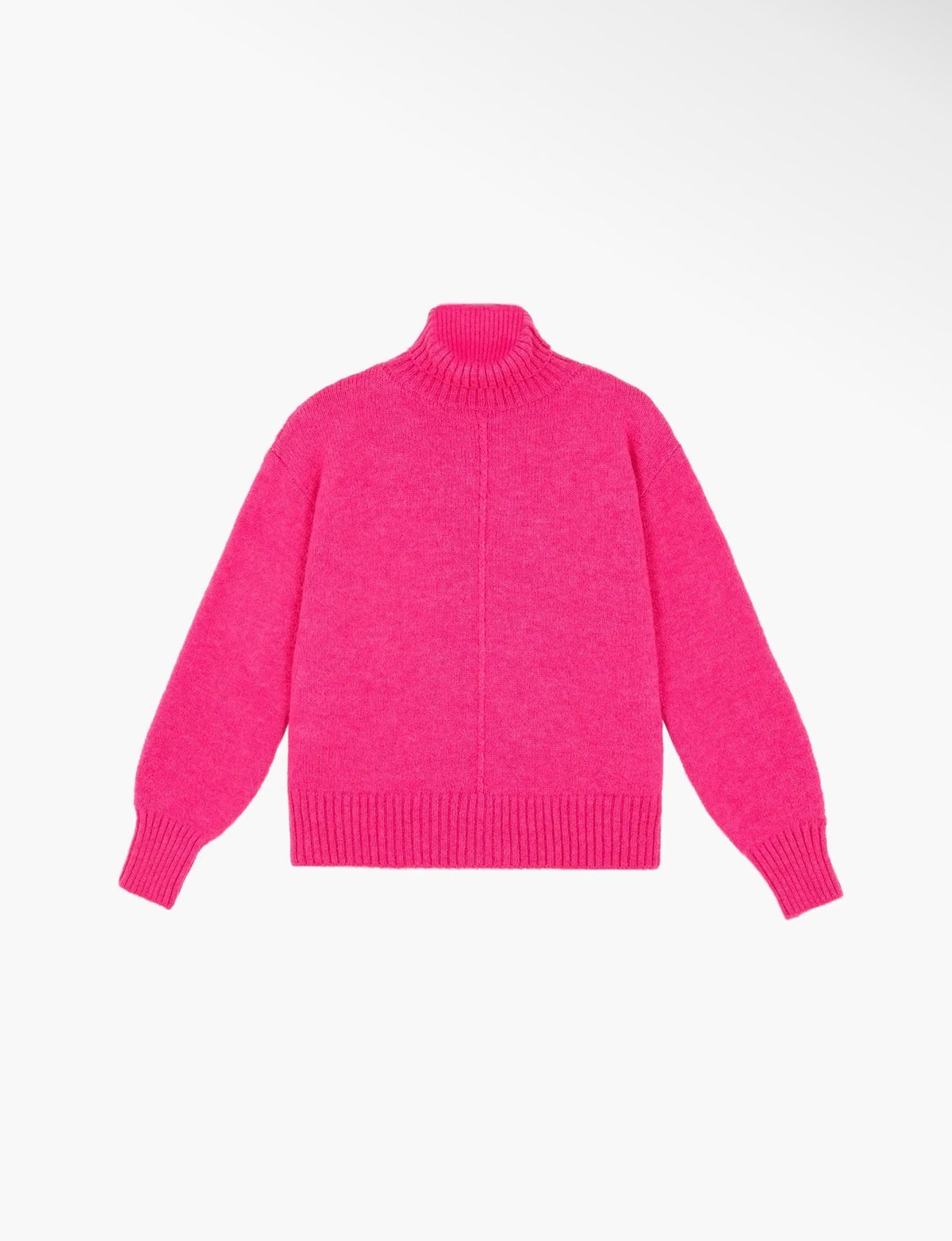 Anna - Pink Turtle Neck Jumper