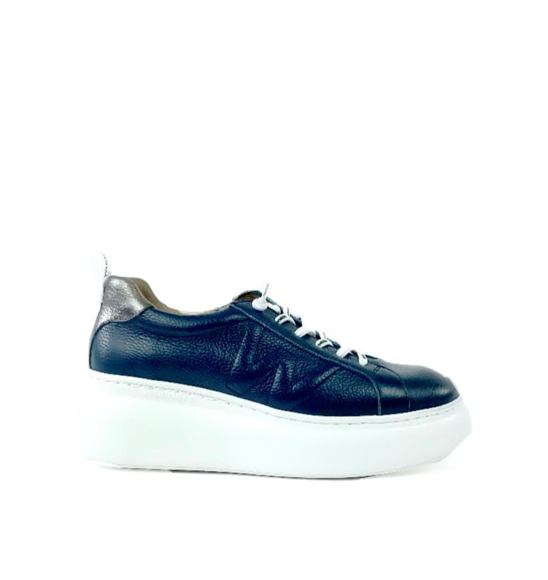 Wonders- A-2632 Navy and White Trainer