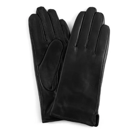 Depeche - 14888 Black Leather Gloves