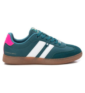 XTI - 143485 Teal Laced Trainer