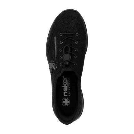 Rieker - L32F1 Black Slip On Trainer