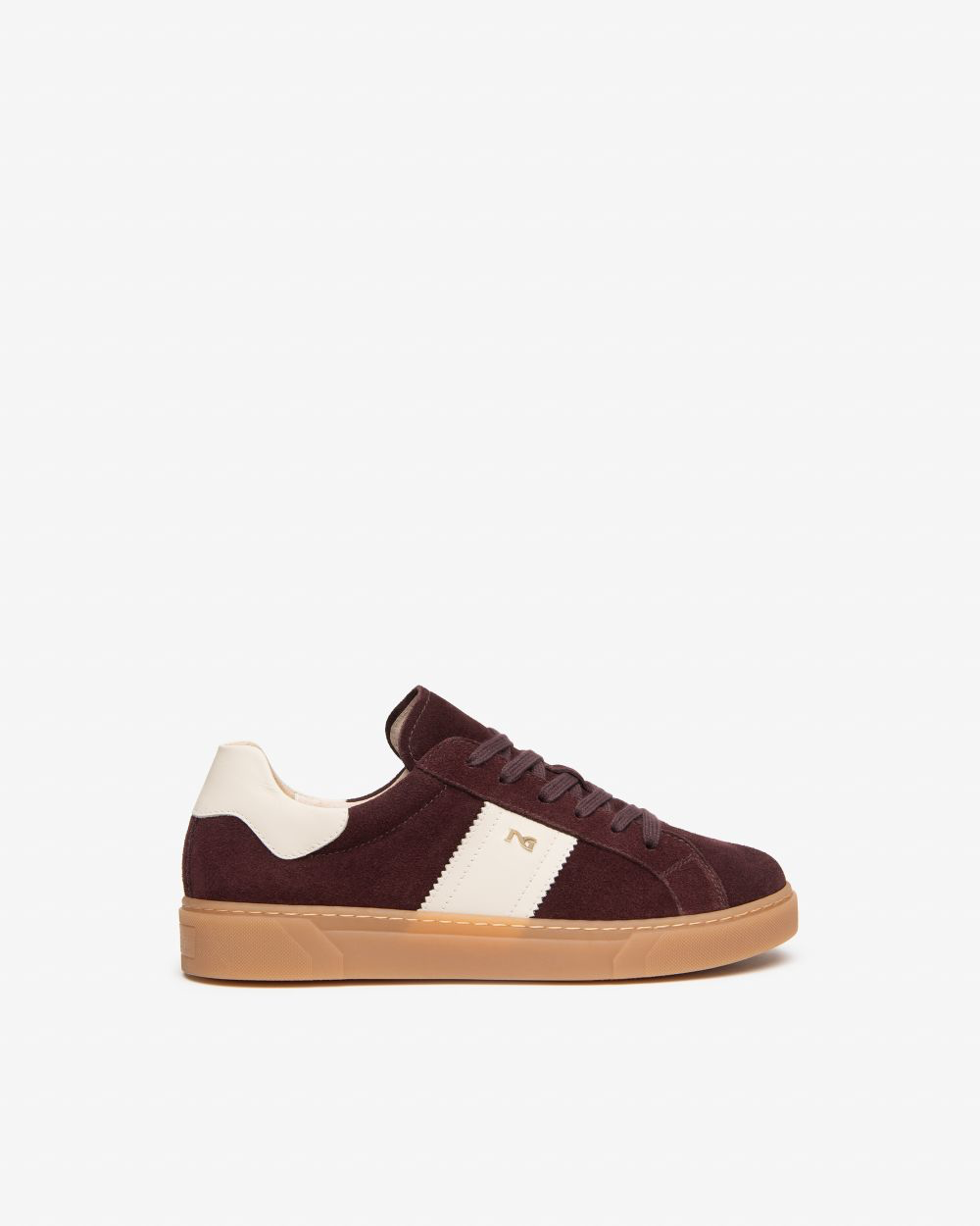 NeroGiardini - I617421 Burgundy Suede Trainer