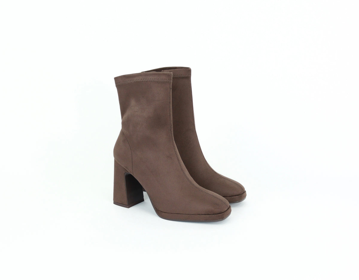 Lodi - Laira Brown Platform Sock Boot