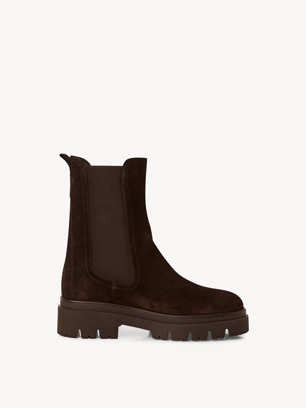 Tamaris - 25992 Brown Suede Chelsea Boot