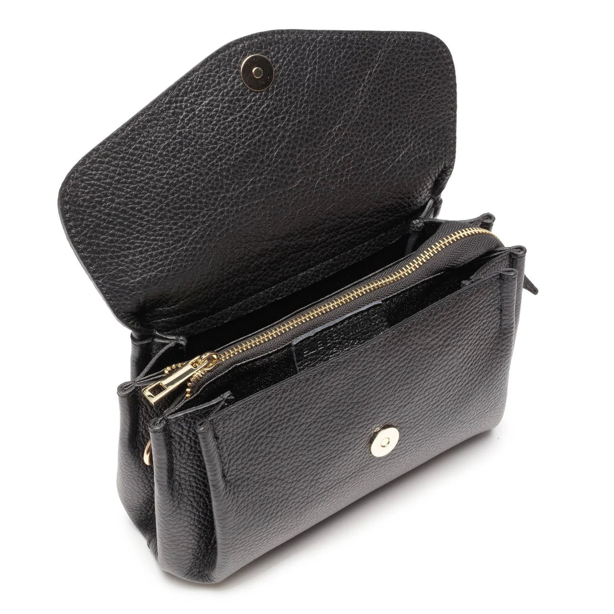 Elie Beaumont - Black Leather Envelope Bag