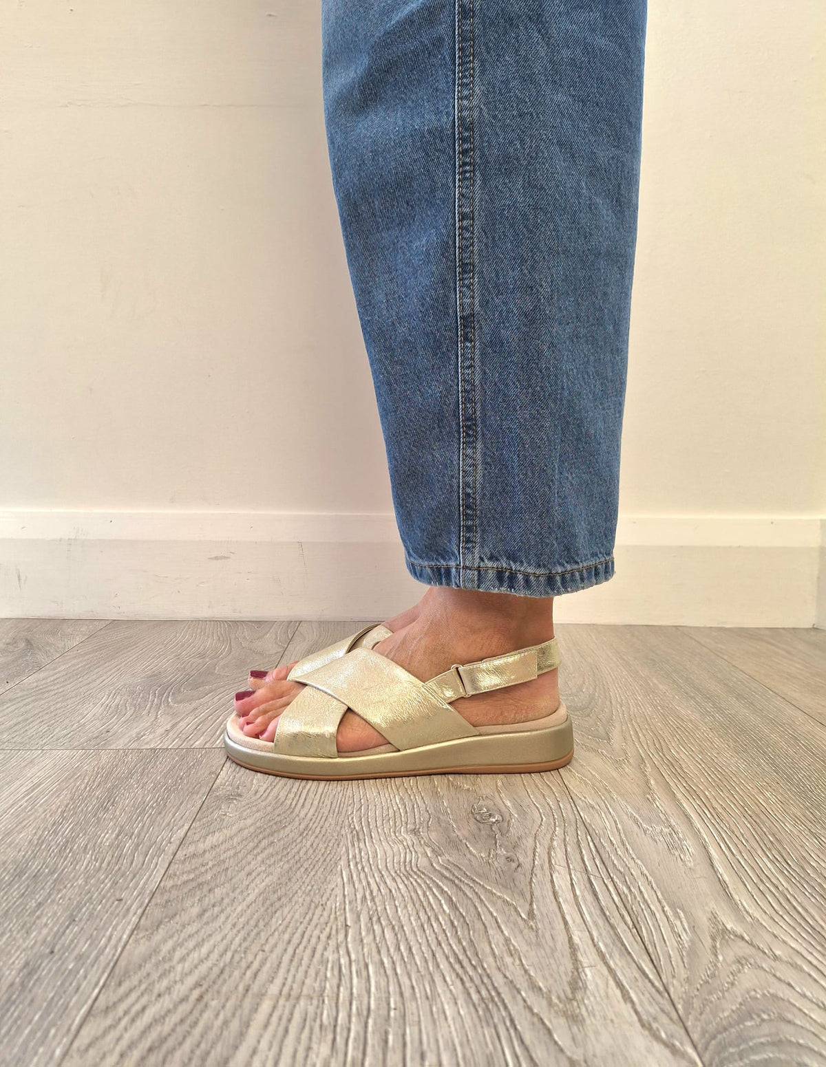 Caprice - 28208 Gold Sandal