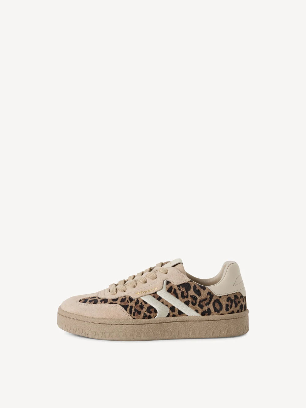 Tamaris - 23723 Cream Leopard Trainer
