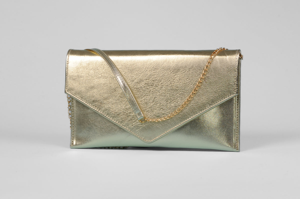 Rachels - Gold Clutch Bag