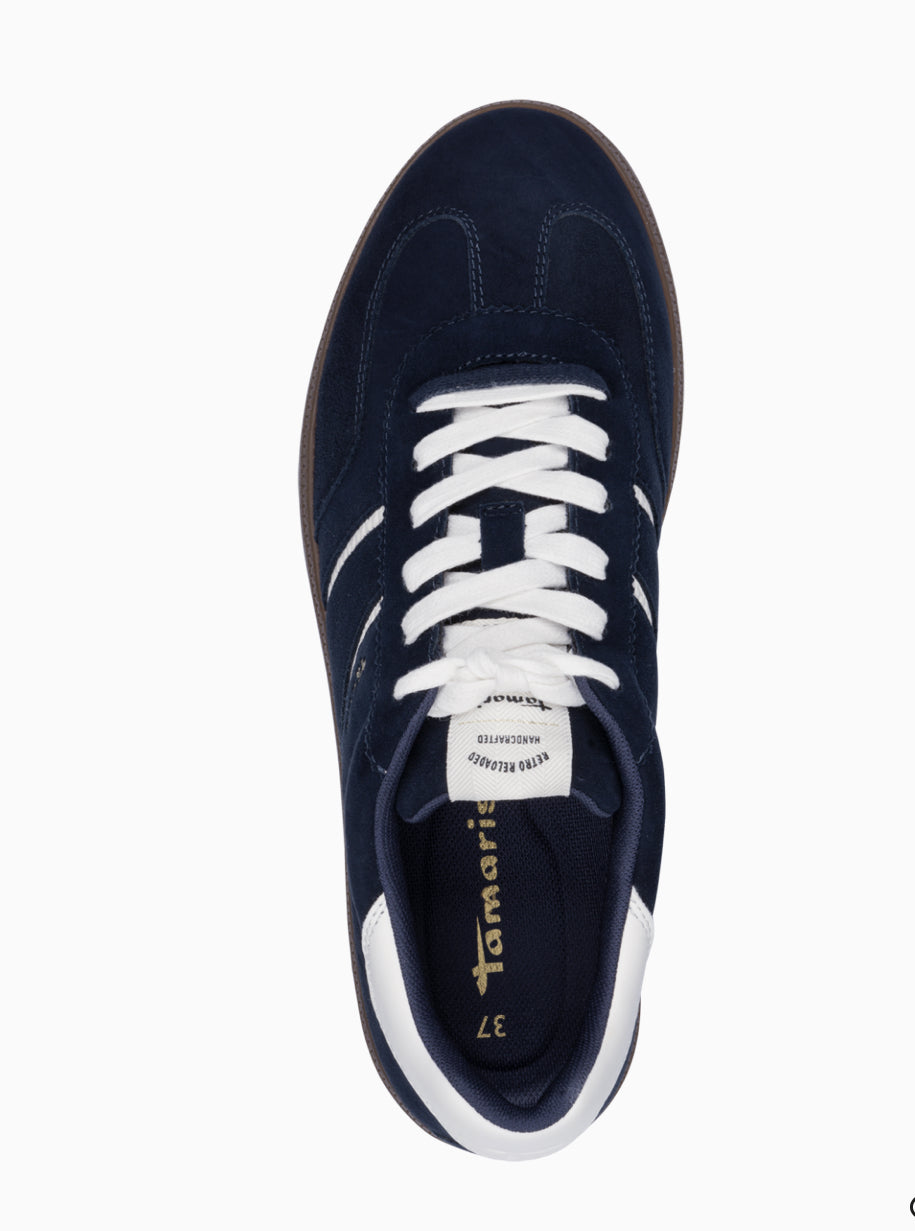 Tamaris - 23624 Navy Retro Trainer