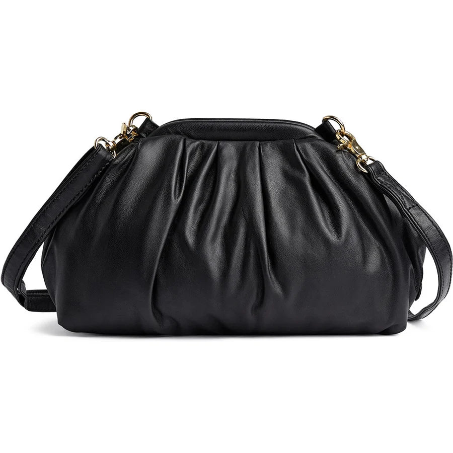 Depeche - 17314 Black Leather Clutch