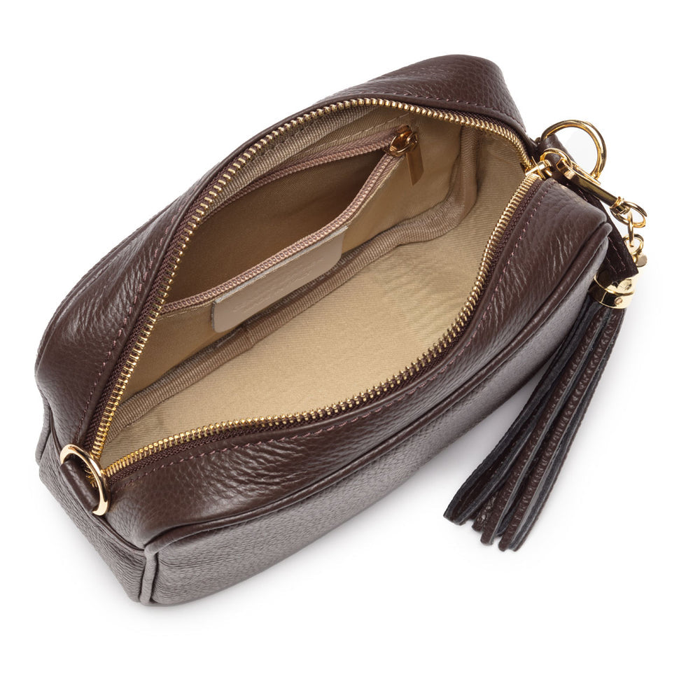 Elie Beaumont - Brown Crossbody Extra Strap Included