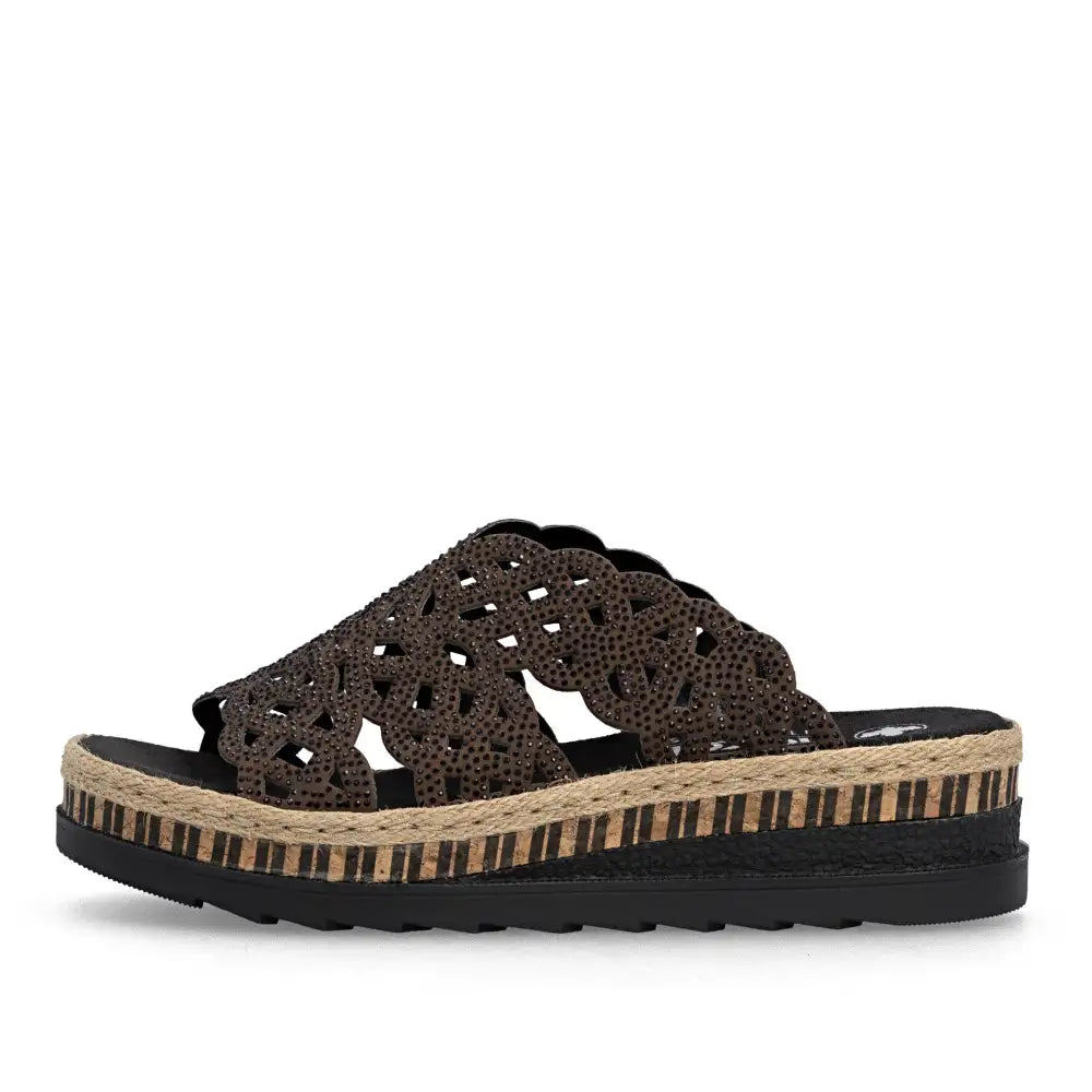 Rieker - V7992 Brown Mule