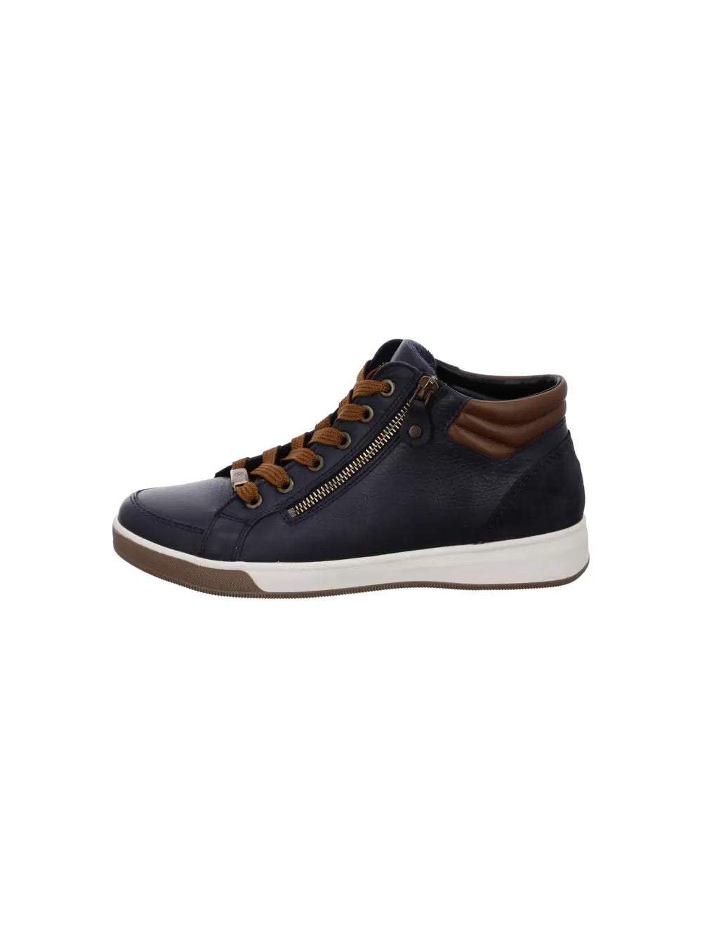 Ara - 24499 Navy & Brown Leather Hi-Top