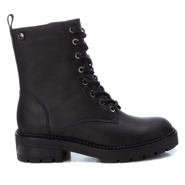 XTI - 143090 Black Laced Biker Boot