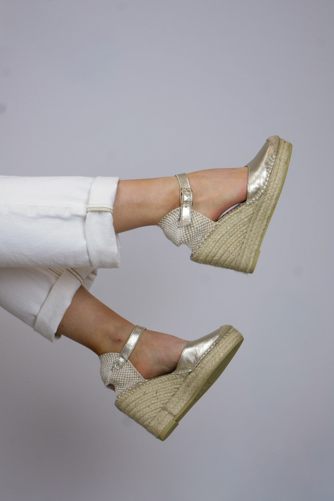 Viguera - 2315 Gold Espadrille