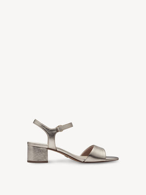 Tamaris - 28249 Gold Block Heel Sandals