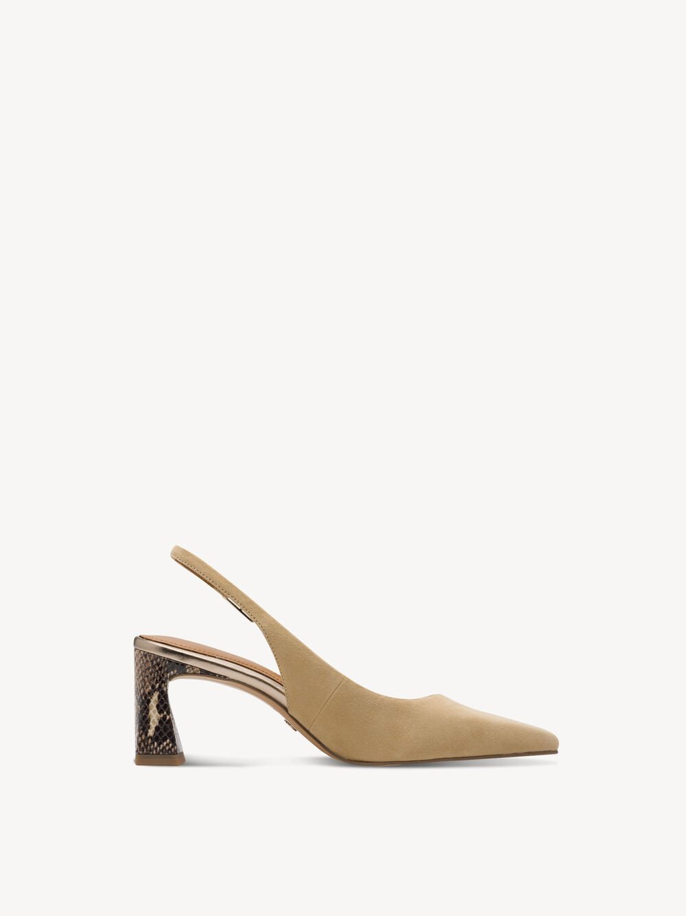 Tamaris - 29624 Beige Snake Slingback