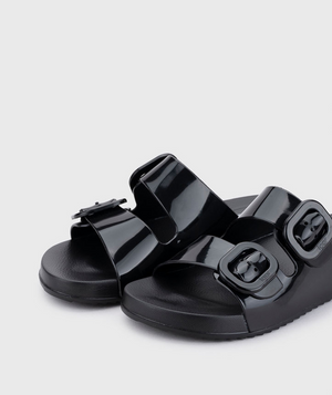 Igor - S10334-002 Black Patent Pool Slide