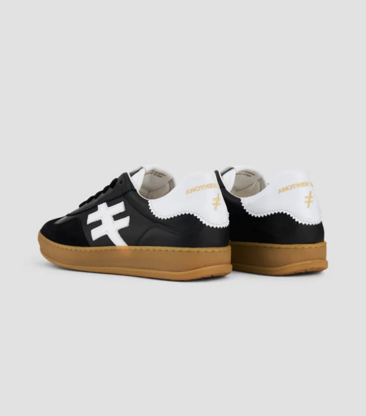 ANOTHER TREND - [Black] A032 Black & White Trainers