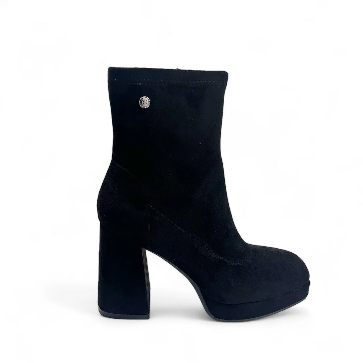 Xti - 143108 Black Suede Platform Boot