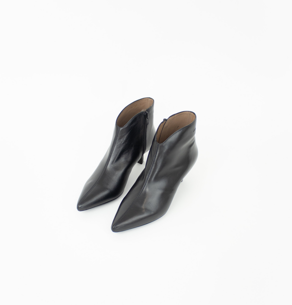 Wonders - G-7120 Black Leather Ankle Boot