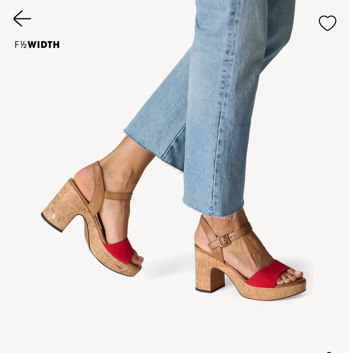 Marco Tozzi - 28008 - Red Platform Heel