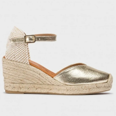 Wonders - YD-SI685 Gold Espadrille