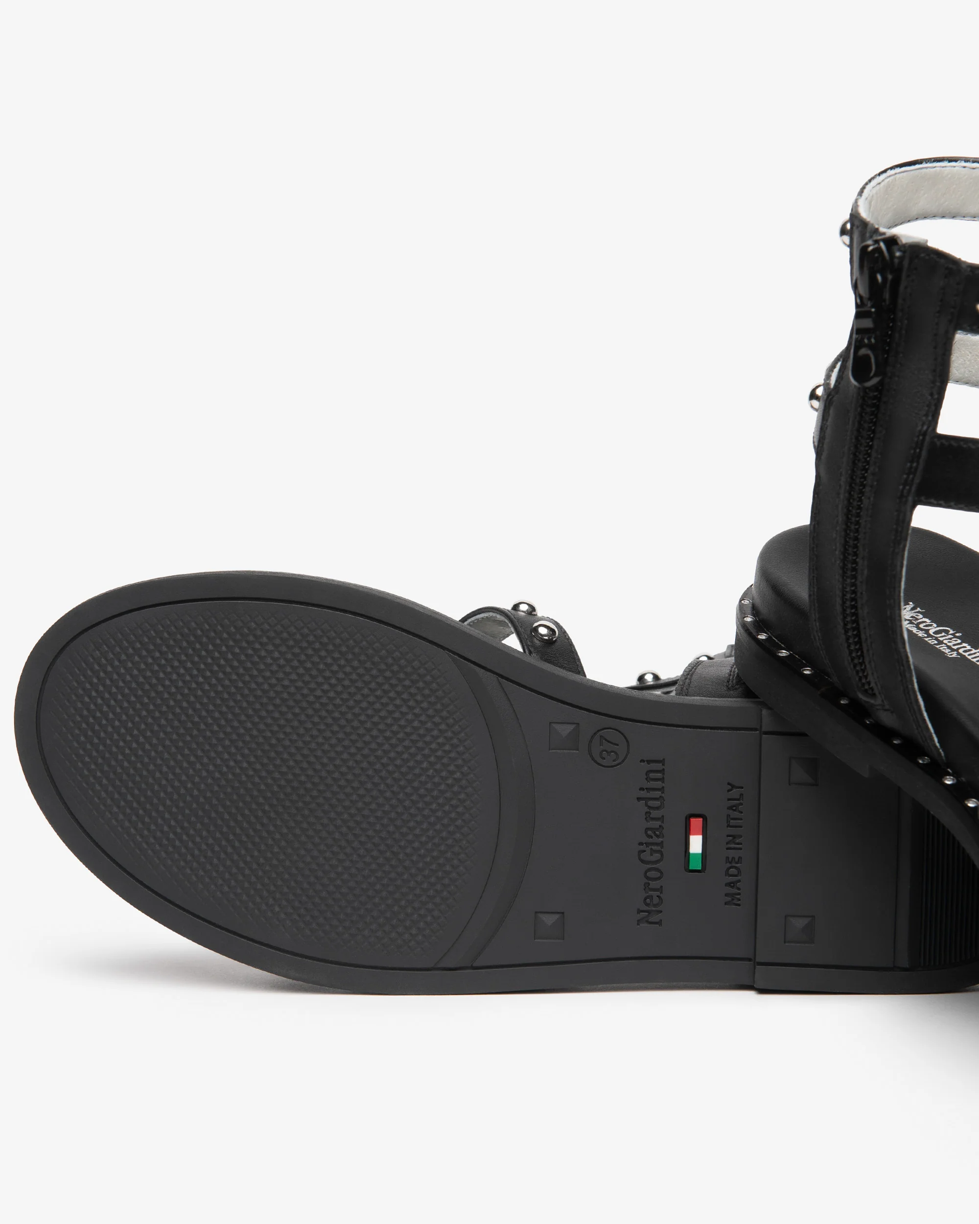 NeroGiardini - E615920 Black Gladiator Sandal