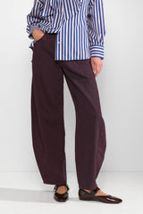 Numph - Nuamsterdam Burgundy Barrel Jeans