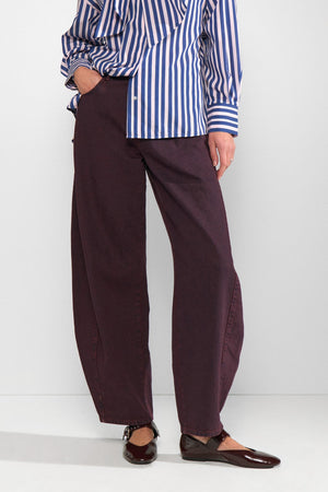 Numph - Nuamsterdam Burgundy Barrel Jeans