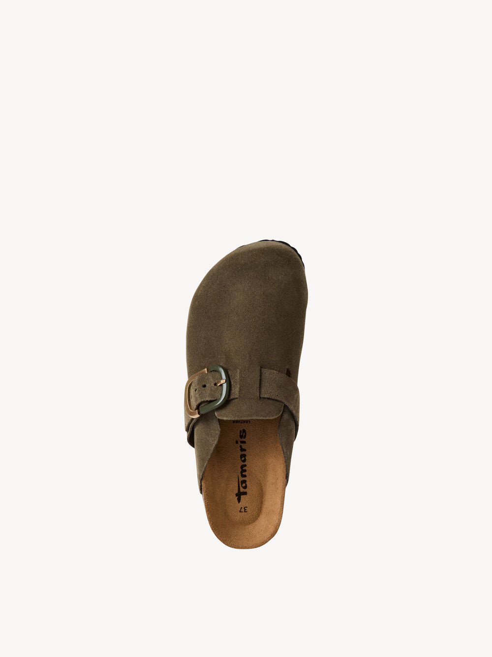 Tamaris - 27600 Olive Green Suede Mule