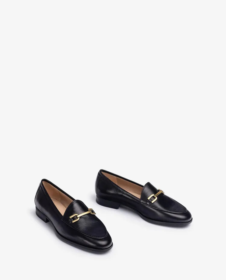 Unisa - Damiel Black Leather Loafer