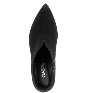 Gabor - 8017.01 Black Kitten Heel Ankle Boot
