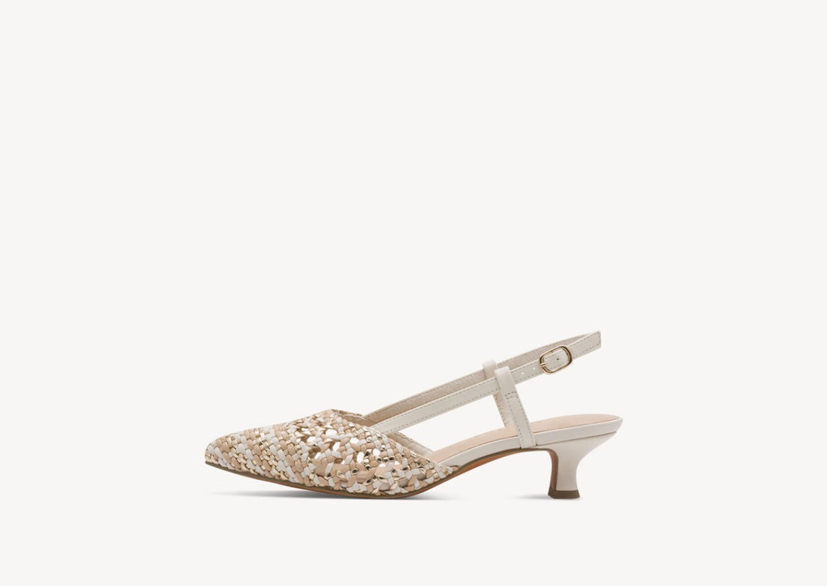 Marco Tozzi - 29502 Cream Multi Slingback