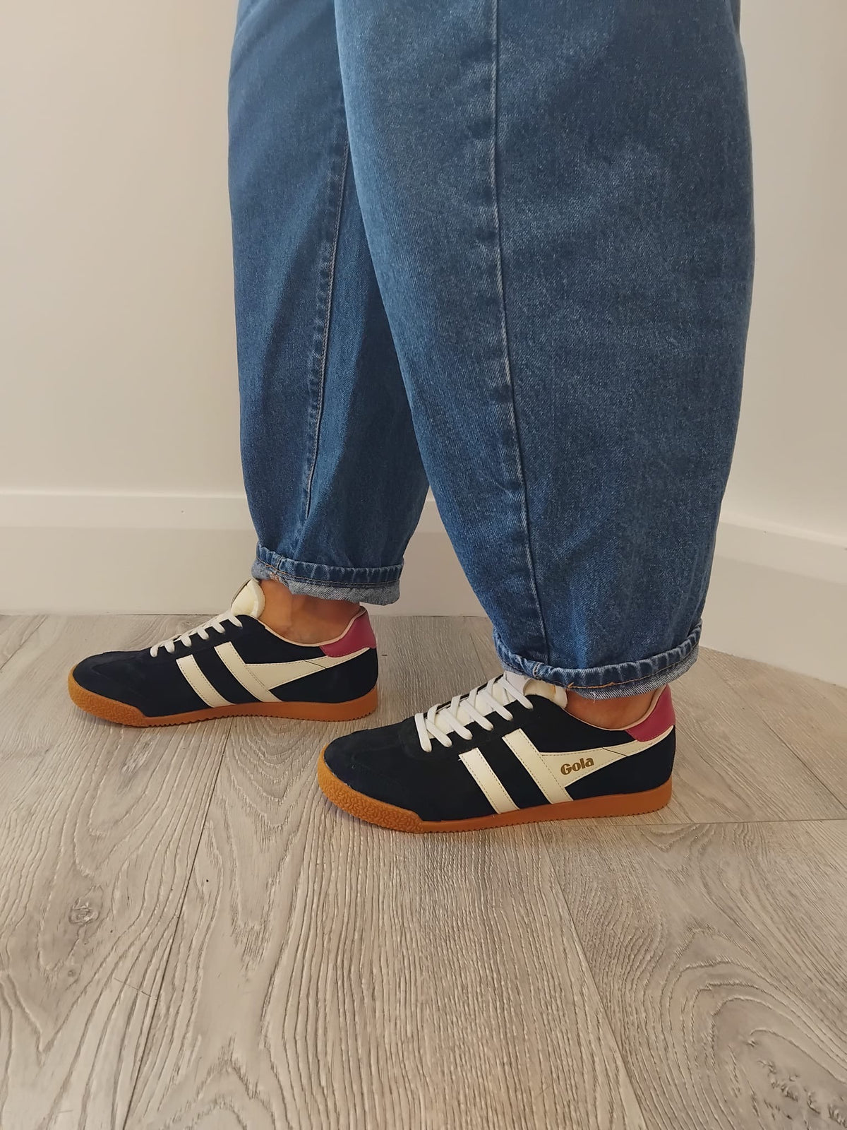 Gola - Elan Black and White Trainer