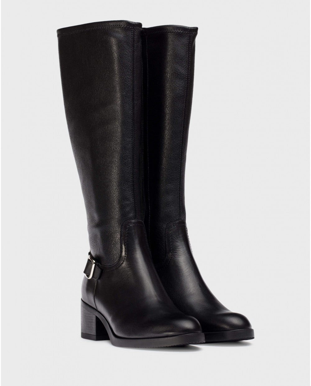 Wonders - G-6242 Black Knee High Boot