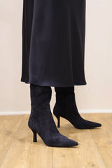 Rachels - Penny8 Navy Suede Knee High