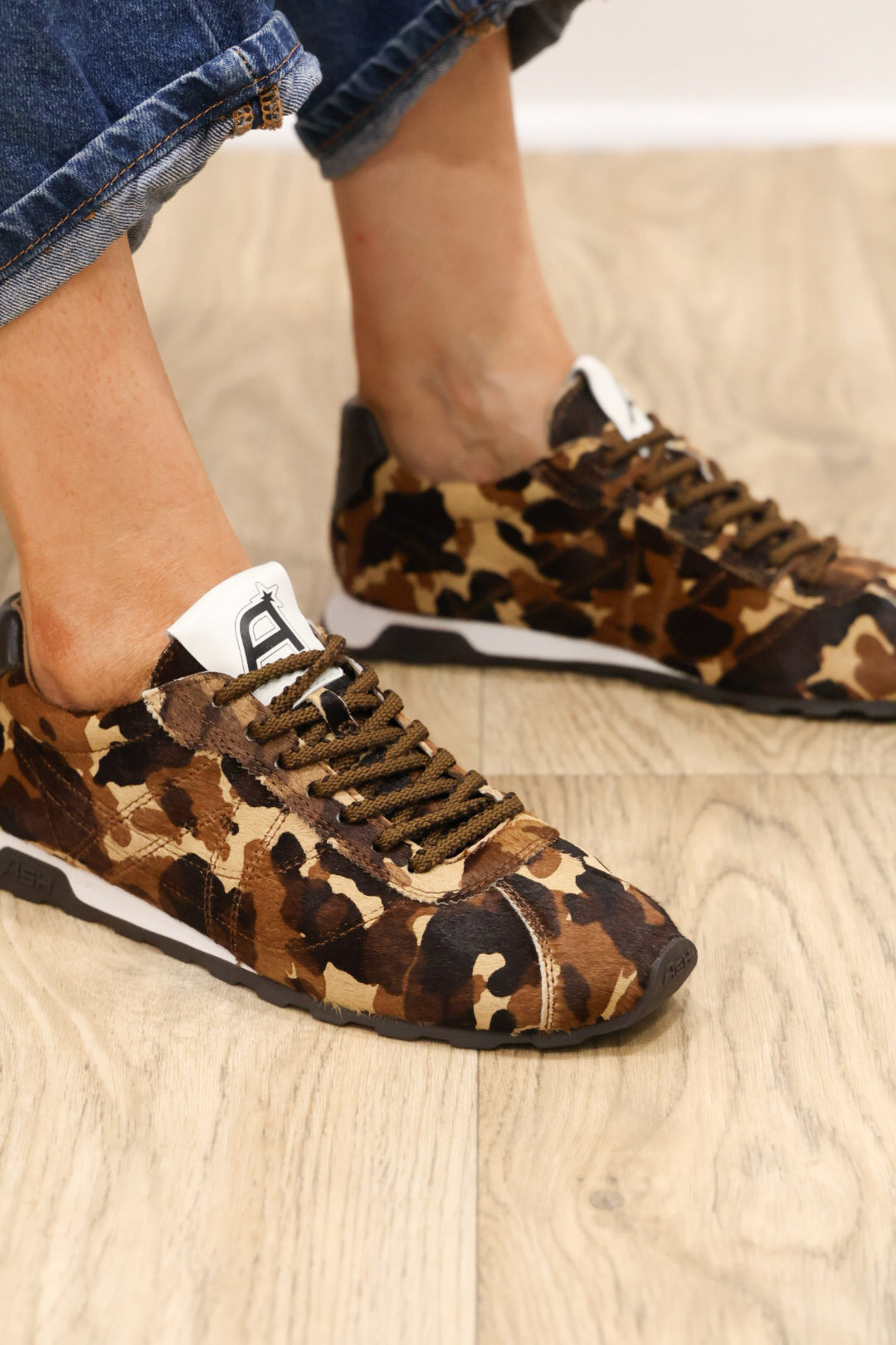 Ash - Kill Bill Brown Print Trainer