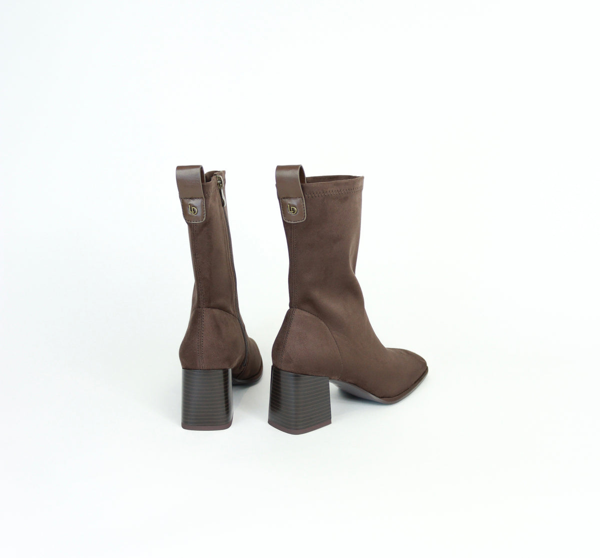 Lodi - Heka Brown Suede Sock Boot