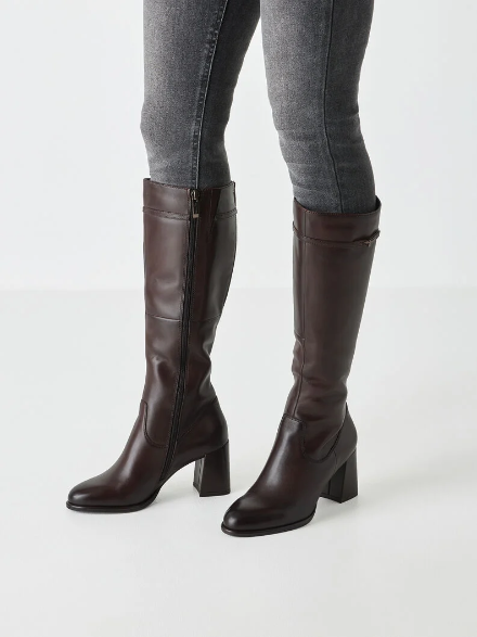 Tamaris - 25530 Brown Leather Knee High