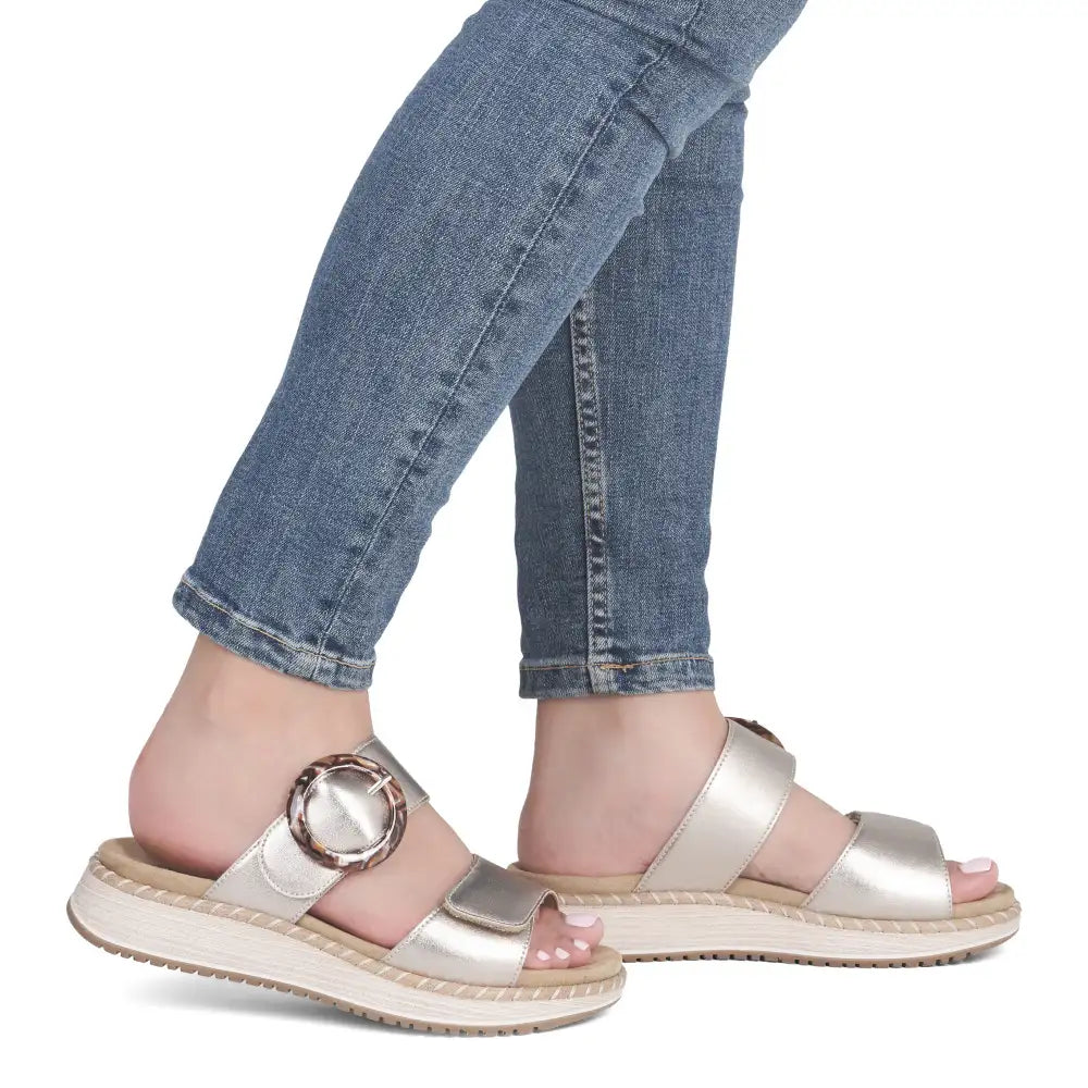 Remonte - D3J51 Metallic Gold Slide