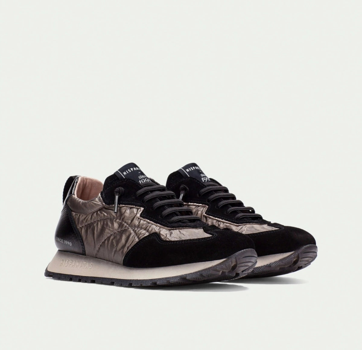 Hispanitas - HI254209 Black and Grey Slip On Trainer