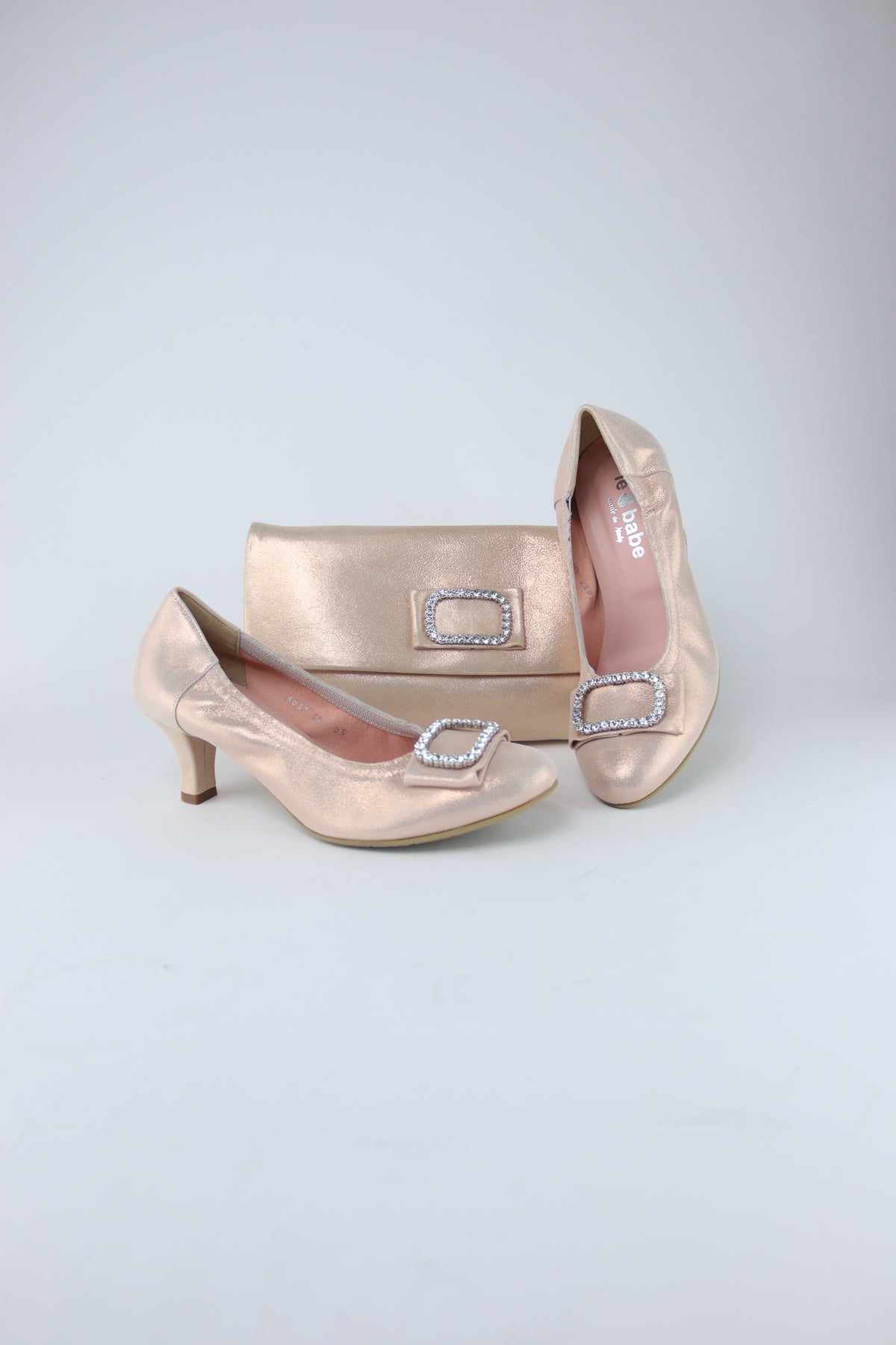 Le Babe - Boanna Dusky Pink Cluster Clutch