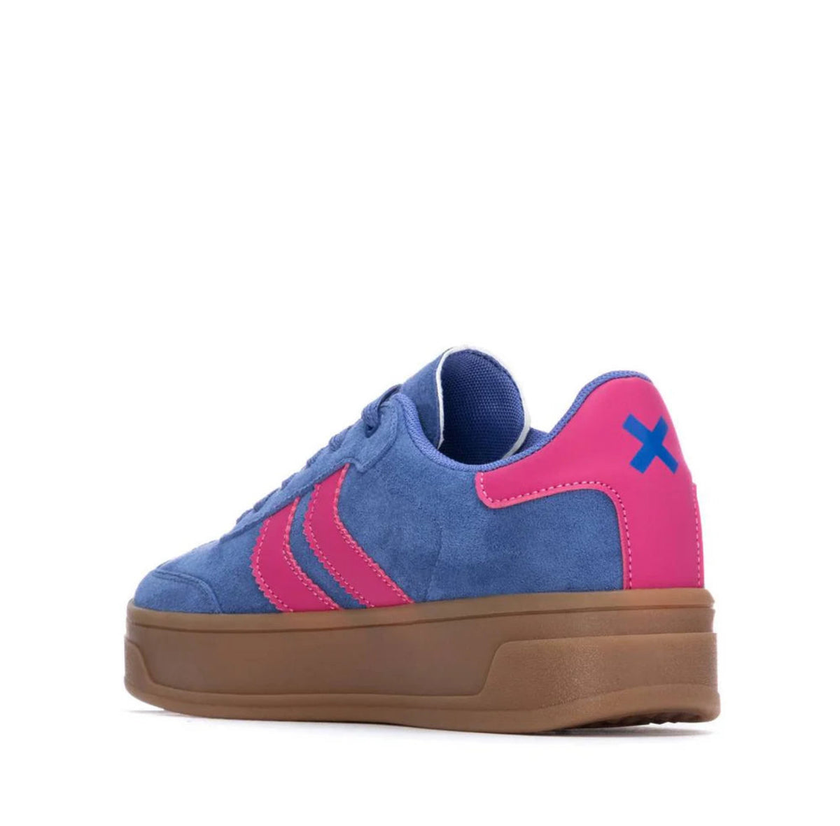 Xti - 144586 Blue and Pink Platform Trainer