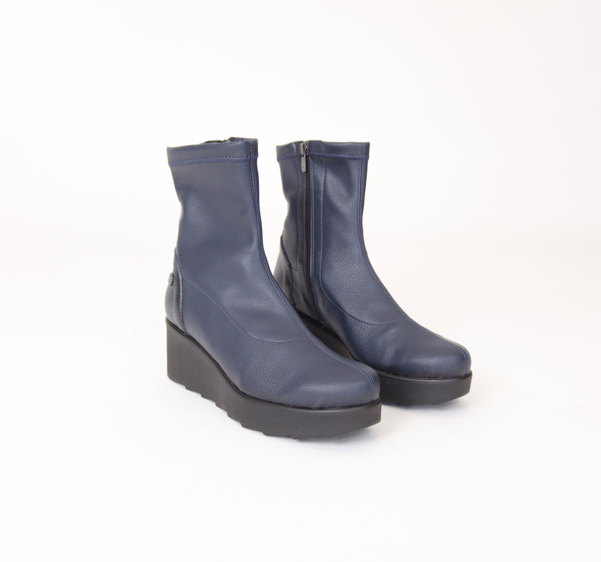 Jose Saenz - 6427 Navy Ankle Sock Boot